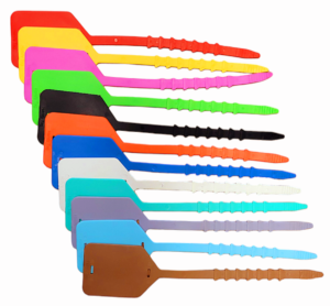 Handy Rubber Tags Any colour, Plain (100 per pack)