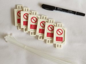 safety tag holder kit - micro