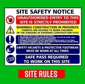 Site safety rules