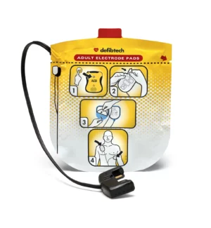 Adult defibrilation pad package for DDU-2000 VIEW series