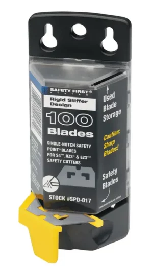 Pacific Handy Cutter SPD-17 Safety Point Blades Dispenser (100 blades)