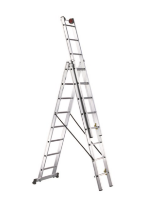 Three-section push-up and stepladder Euro 3