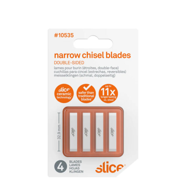 Chisel Blades Narrow, Double-Sided (10535)