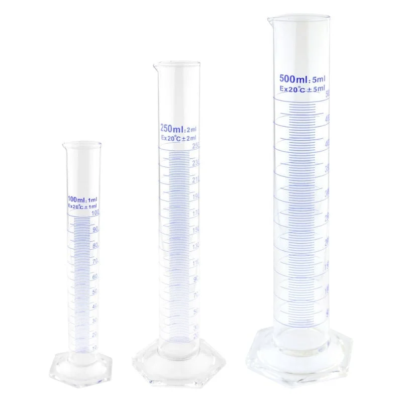 135854 135856 teqler messzylinder aus glas gruppe