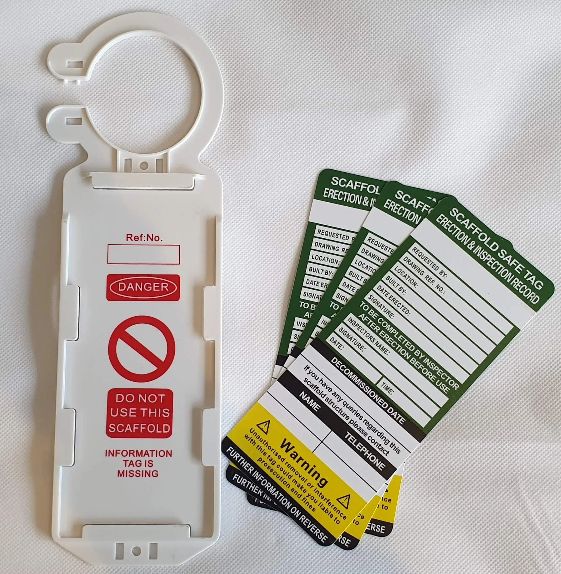 1Scaffold Tag Set 1 plus 3