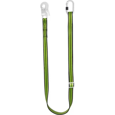 2m adjustable work positioning webbing lanyard fa 40 901 20