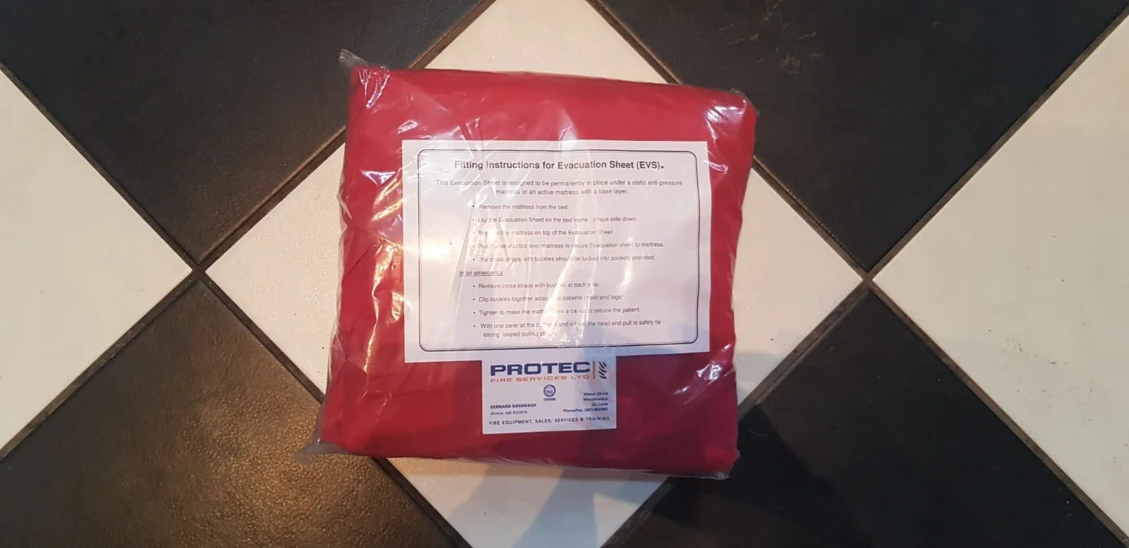 Fire Blanket Evacuation Sheet EVS1