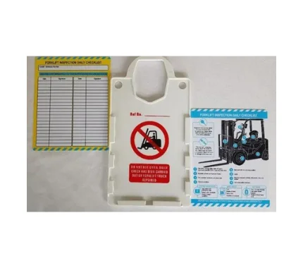 Forklift tags
