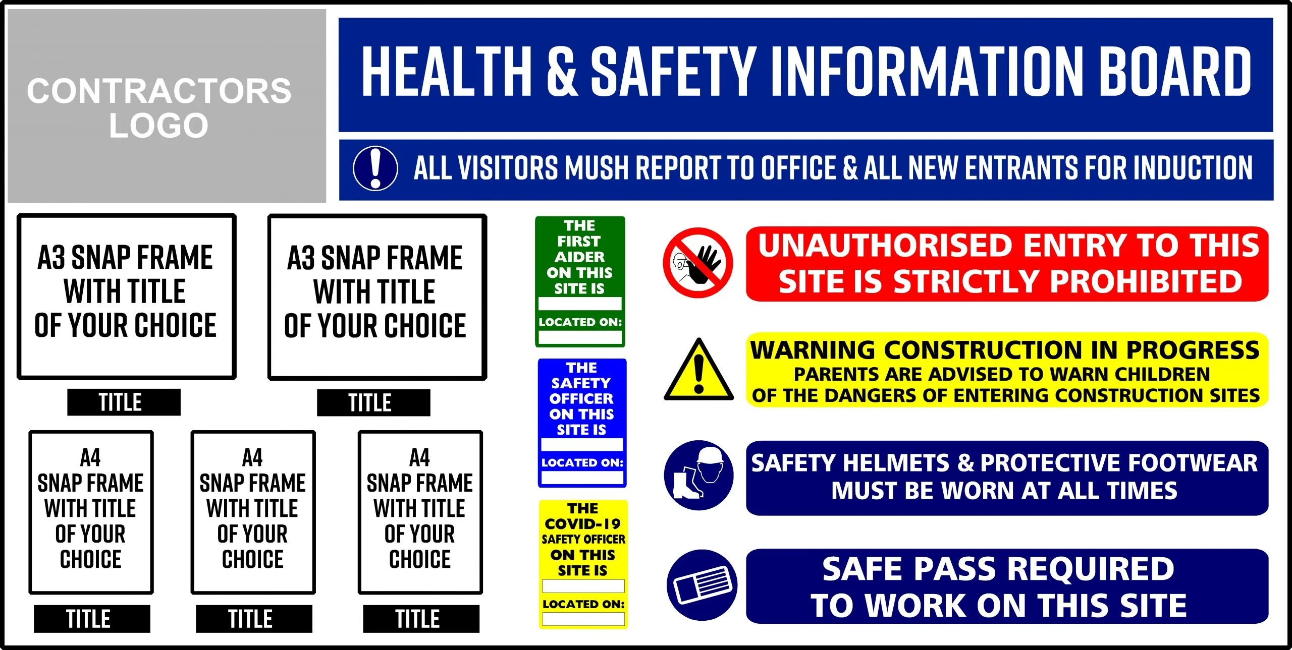 Site board 8X4ft mock up scaled 1