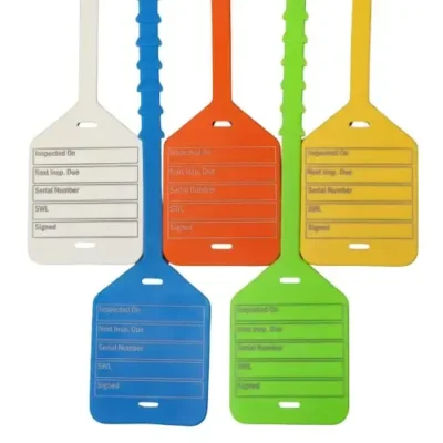Multi-Use Rubber ID Tags - 100 Pack (UV-Stabilised Plastic)