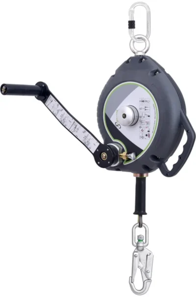 kratos fa2040120 olympe 20mtr retractable fall arrester with integrated rescue winch