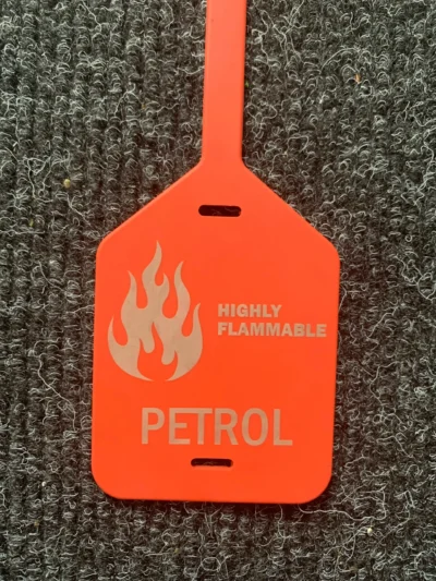 Services Warning Handy Rubber Tags Printing (100 per pack)