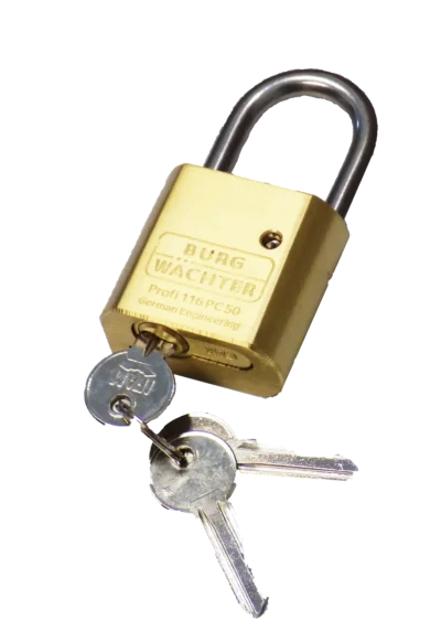 Brass heavy duty padlock 50mm 1 scaled