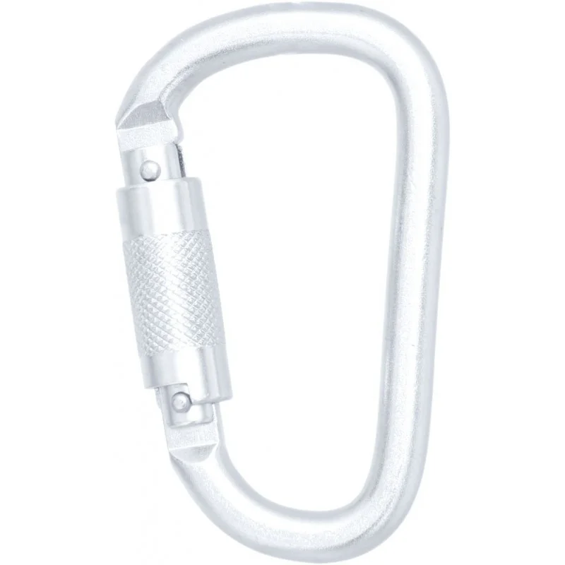 inox quarter turn locking karabiner