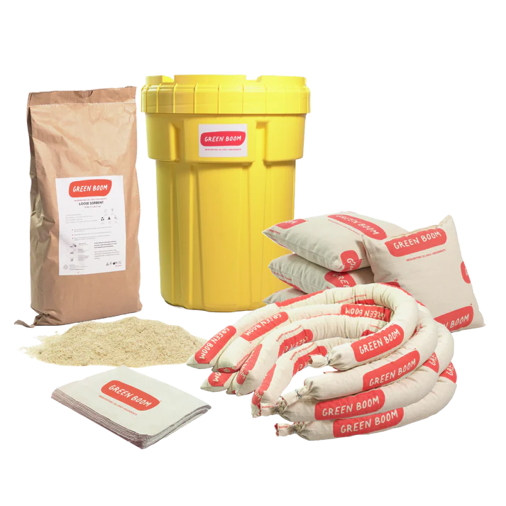 Green Boom Oil-Only Small Industrial Spill Kit