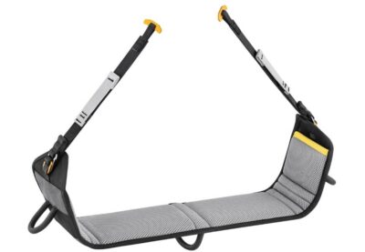 PETZL PODIUM Comfortable Work Seat for Prolonged Suspension - Black/Yellow