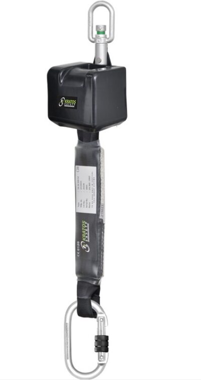 FA2030002 - VORAS - Retractable fall arrester with webbing lanyard Lg 2.50 mtr