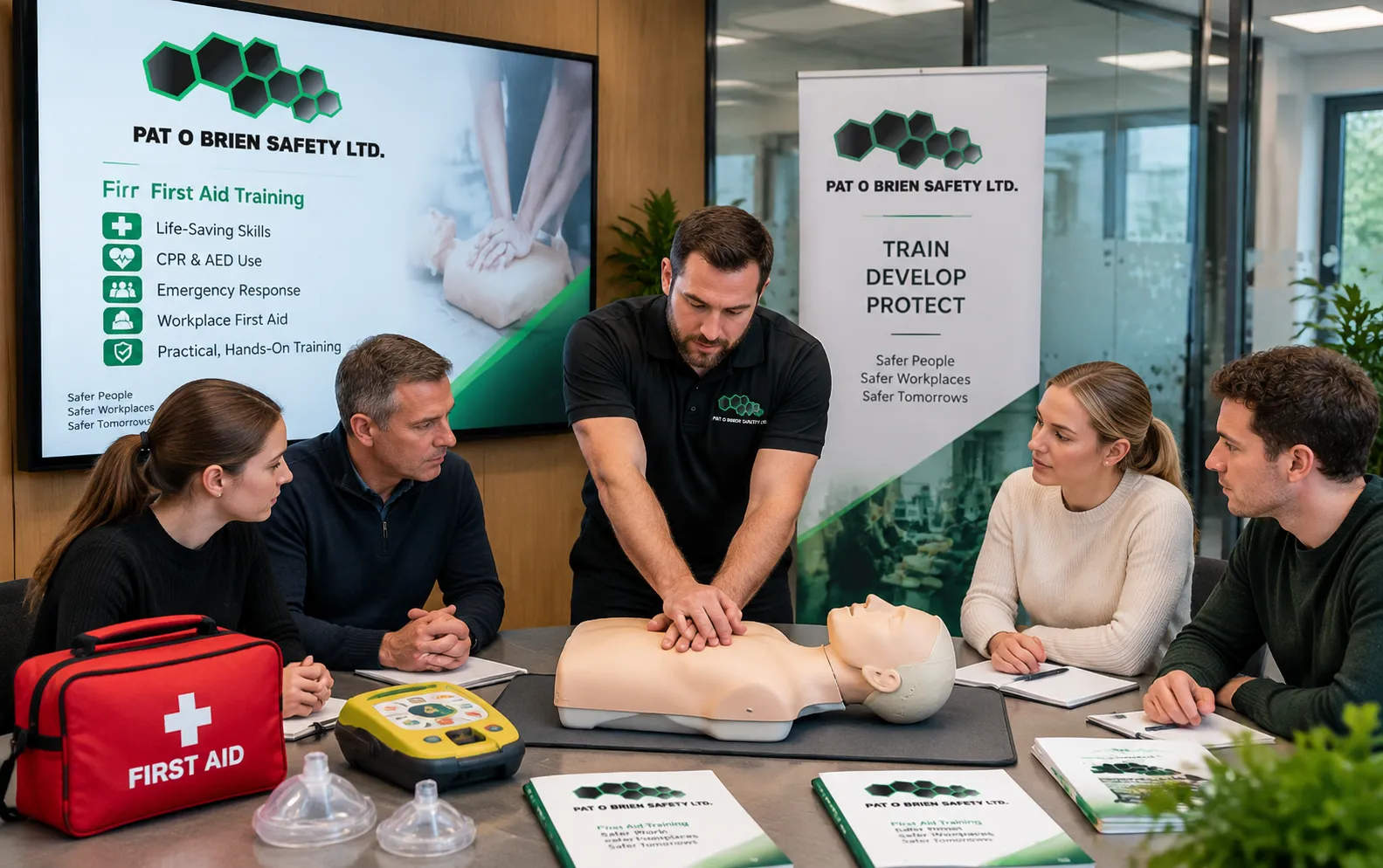 Corporate First Aid Training Session Pat