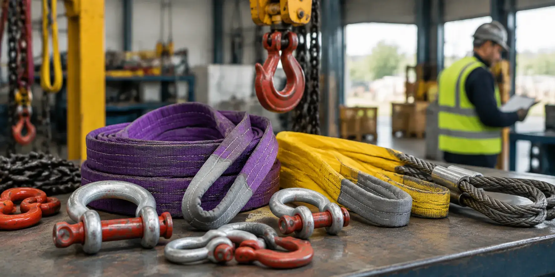 Thorough examination 2 Lifting accessories slings and shackles on a six-month interval